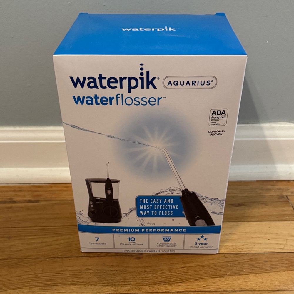 Waterpik Aquarius Water Flosser - White and Blue